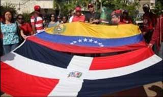 banderas vnezolana y dominicana